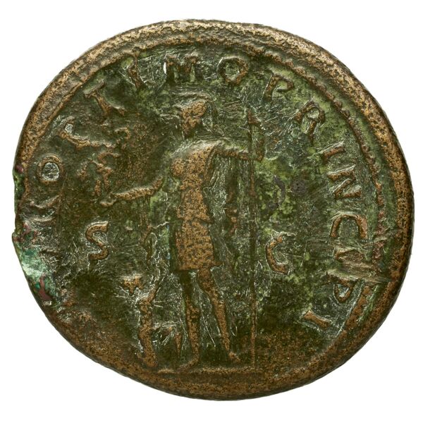 RIC II Trajan 487, реверс, bnf_ocre