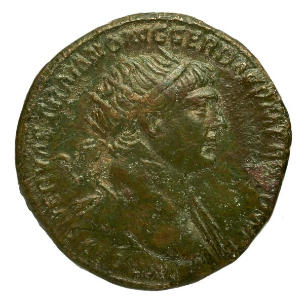 RIC II Trajan 490, аверс, bnf_ocre