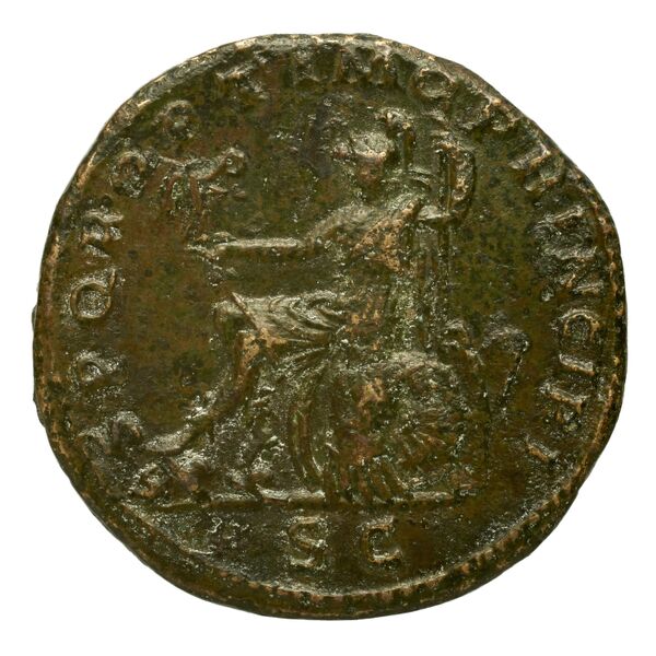 RIC II Trajan 490, реверс, bnf_ocre