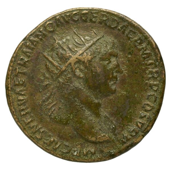 RIC II Trajan 563, аверс, bnf_ocre