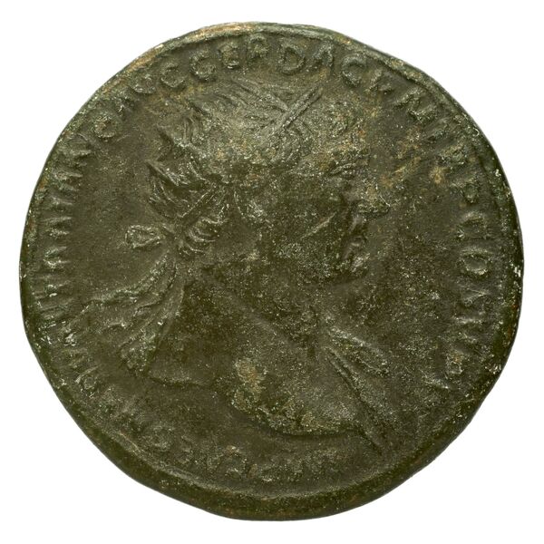 RIC II Trajan 505, аверс, bnf_ocre