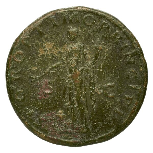 RIC II Trajan 505, реверс, bnf_ocre
