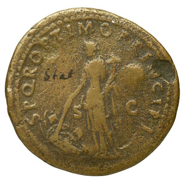 RIC II Trajan 507, реверс, bnf_ocre