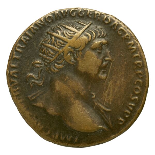 RIC II Trajan 520, аверс, bnf_ocre