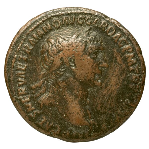 RIC II Trajan 562, аверс, bnf_ocre