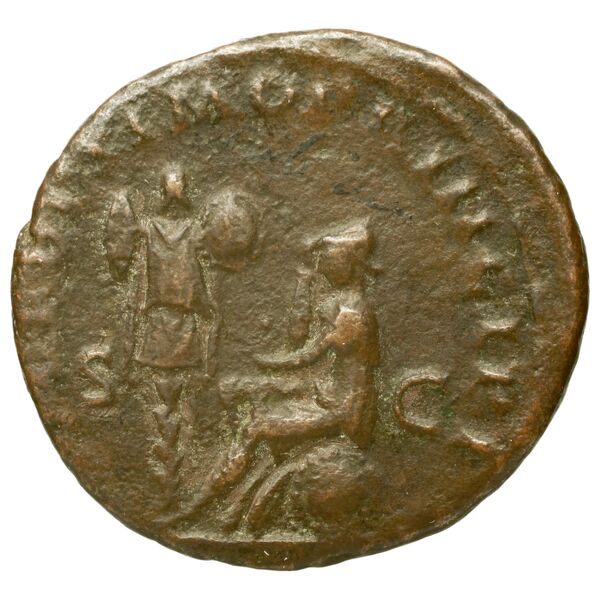 RIC II Trajan 562, реверс, bnf_ocre