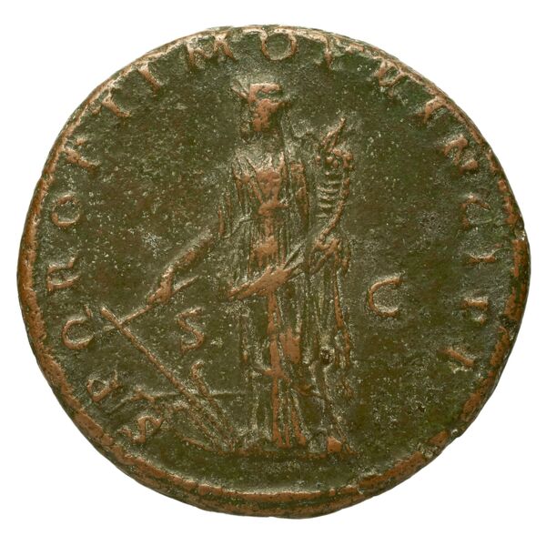 RIC II Trajan 500 (as), реверс, bnf_ocre