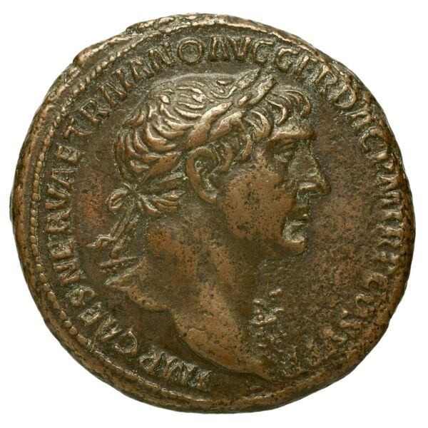 RIC II Trajan 521, аверс, bnf_ocre