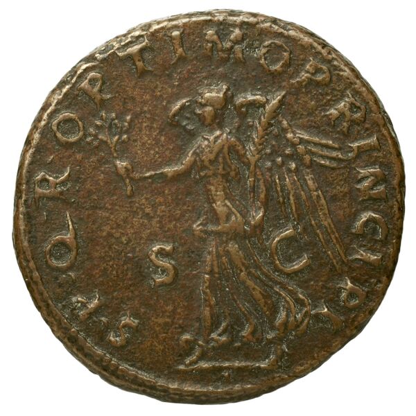 RIC II Trajan 521, реверс, bnf_ocre