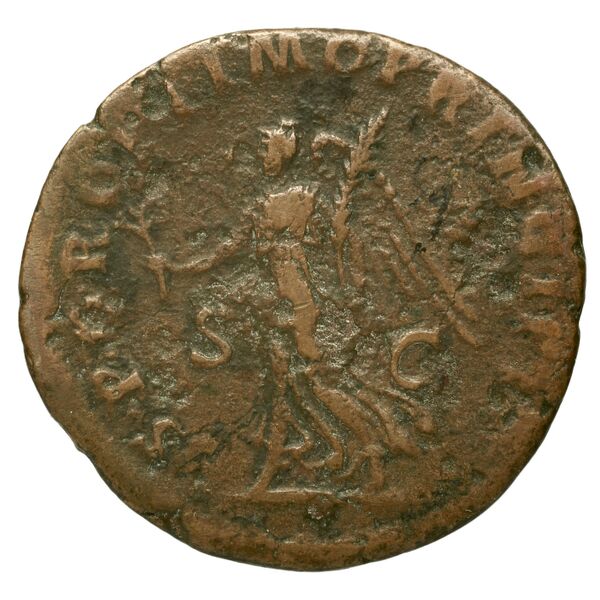 RIC II Trajan 521, реверс, bnf_ocre