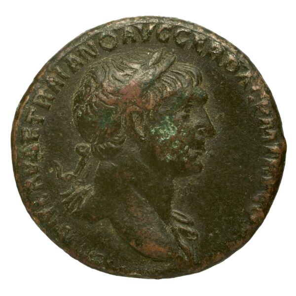 RIC II Trajan 529, аверс, bnf_ocre