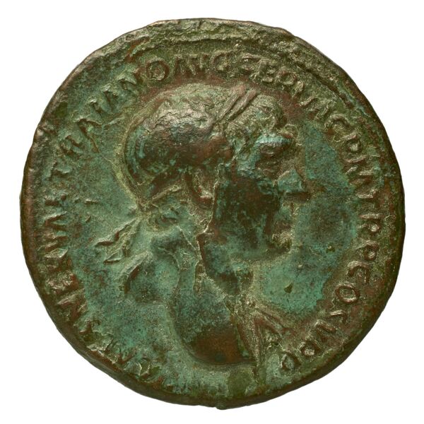 RIC II Trajan 524, аверс, bnf_ocre