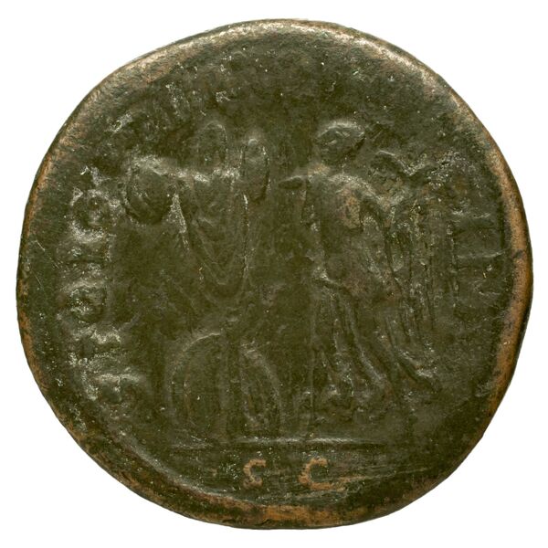 RIC II Trajan 524, реверс, bnf_ocre