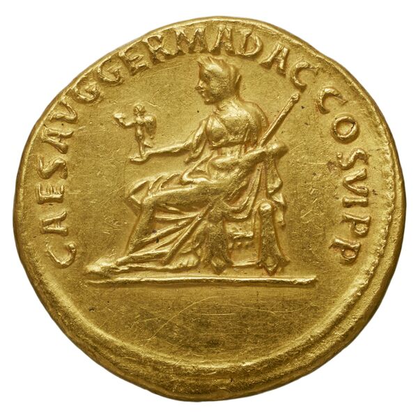 реверс RIC II Trajan 730 (aureus)