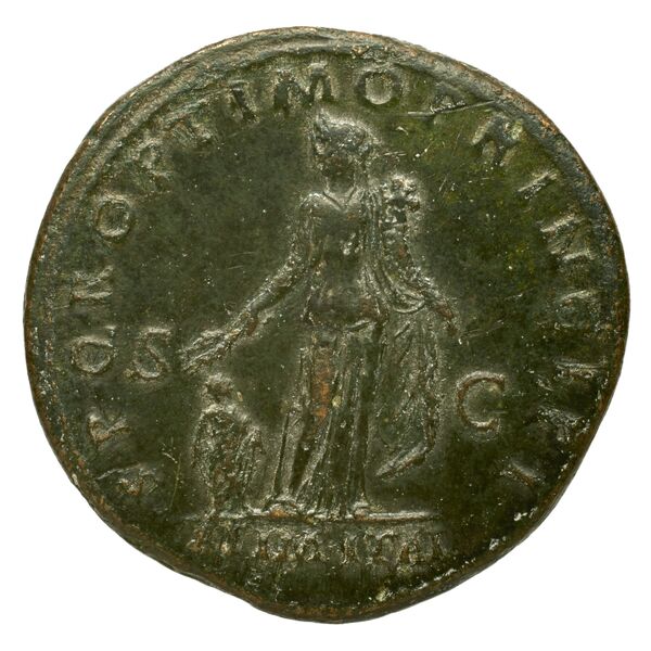 реверс RIC II Trajan 604 (sestertius)
