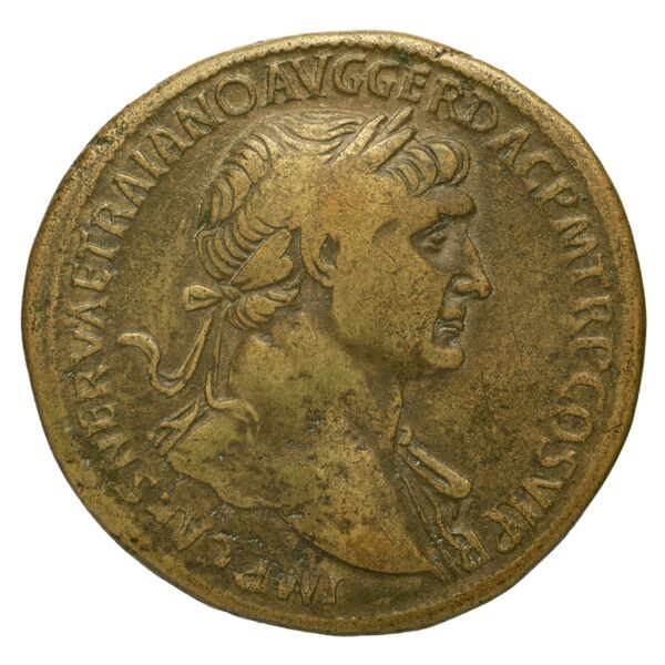 RIC II Trajan 604 (sestertius), аверс, bnf_ocre