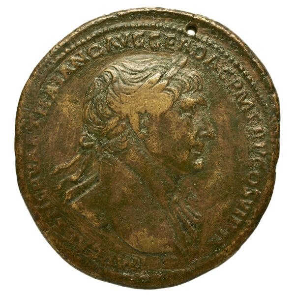 RIC II Trajan 612, аверс, bnf_ocre