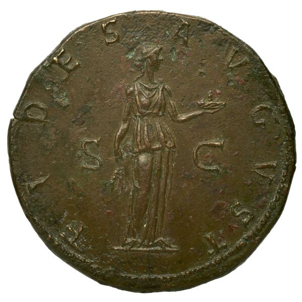 RIC II Trajan 740, реверс, bnf_ocre