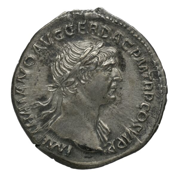 RIC II Trajan 295, аверс, bnf_ocre