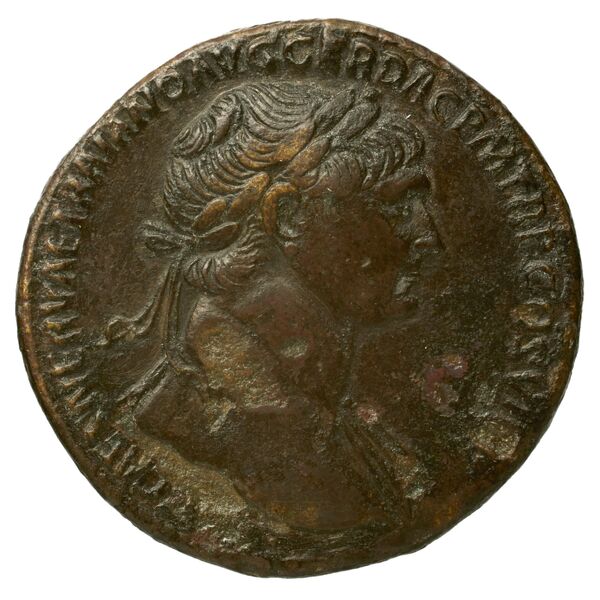 RIC II Trajan 621, аверс, bnf_ocre
