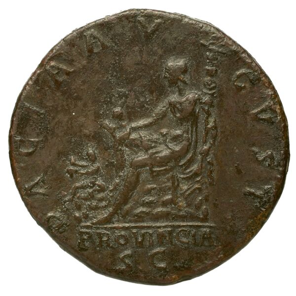 RIC II Trajan 621, реверс, bnf_ocre