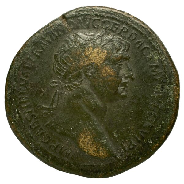 RIC II Trajan 624, аверс, bnf_ocre