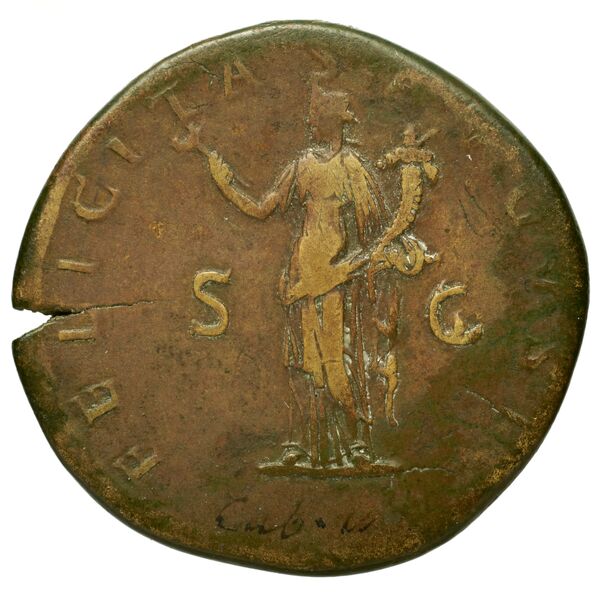 RIC II Trajan 624, реверс, bnf_ocre