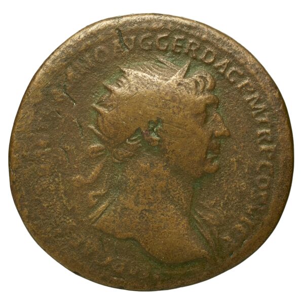 RIC II Trajan 603, аверс, bnf_ocre