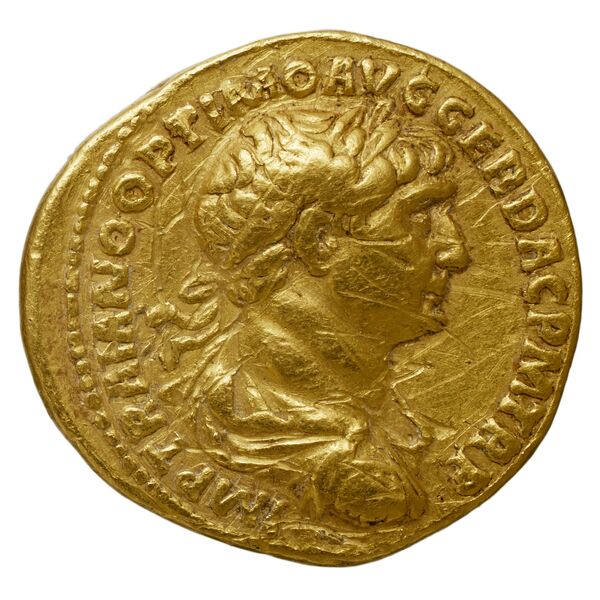 RIC II Trajan 297, аверс, bnf_ocre