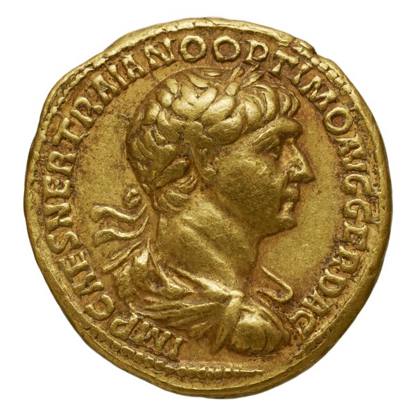 RIC II Trajan 368, аверс, bnf_ocre