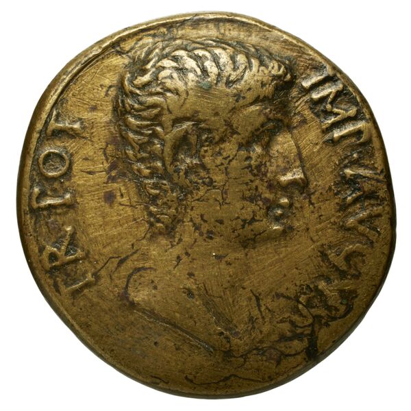 RIC I (second edition) Augustus 549, аверс, bnf_ocre