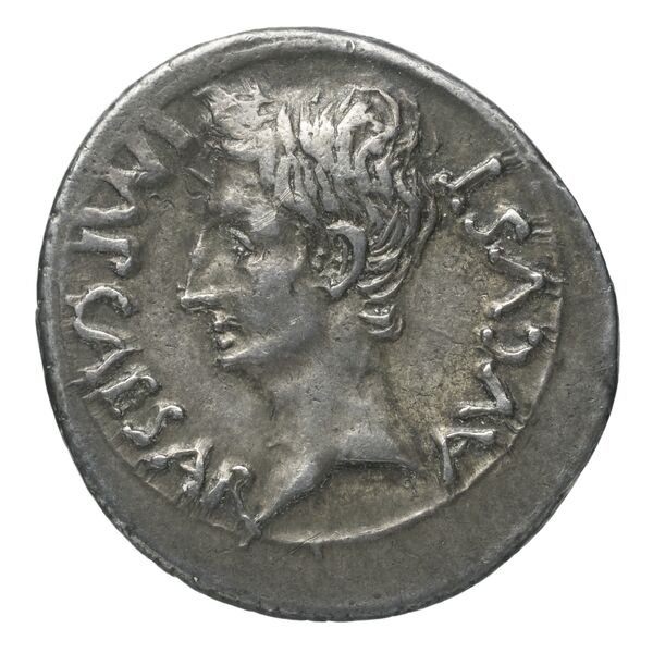 RIC I (second edition) Augustus 4B, аверс, bnf_ocre