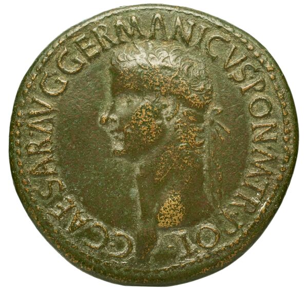 RIC I (second edition) Gaius/Caligula 32, аверс, bnf_ocre