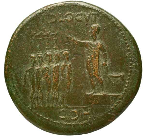 RIC I (second edition) Gaius/Caligula 32, реверс, bnf_ocre
