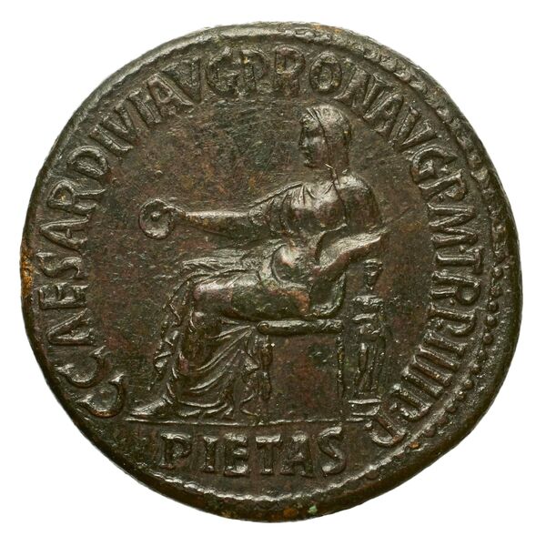 RIC I (second edition) Gaius/Caligula 51, obverse, bnf_ocre