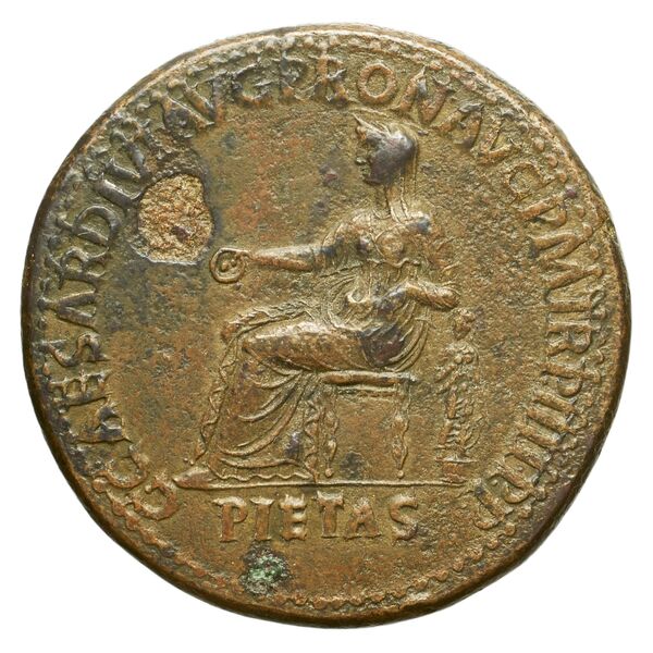 RIC I (second edition) Gaius/Caligula 51, obverse, bnf_ocre