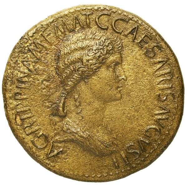 RIC I (second edition) Gaius/Caligula 55, аверс, bnf_ocre
