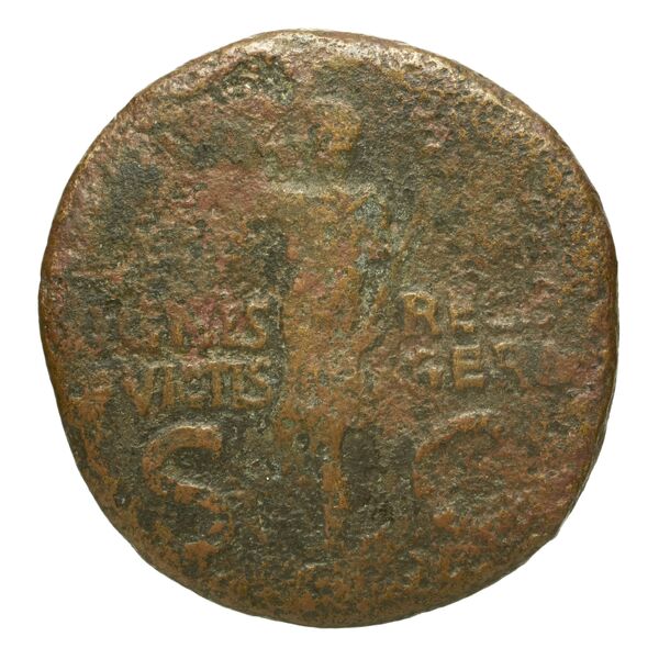 RIC I (second edition) Gaius/Caligula 57, obverse, bnf_ocre