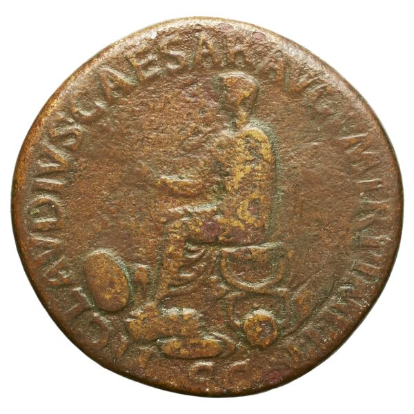 RIC I (second edition) Claudius 109, реверс, bnf_ocre