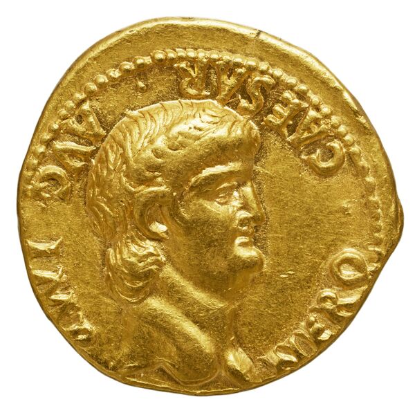 RIC I (second edition) Nero 40, аверс, bnf_ocre