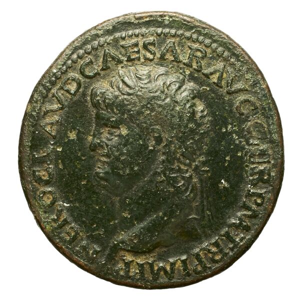 RIC I (second edition) Nero 386, аверс, bnf_ocre