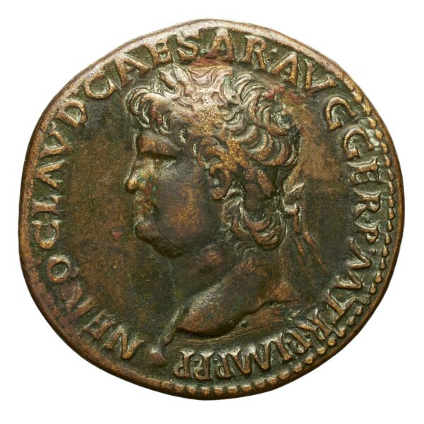 RIC I (second edition) Nero 393, аверс, bnf_ocre