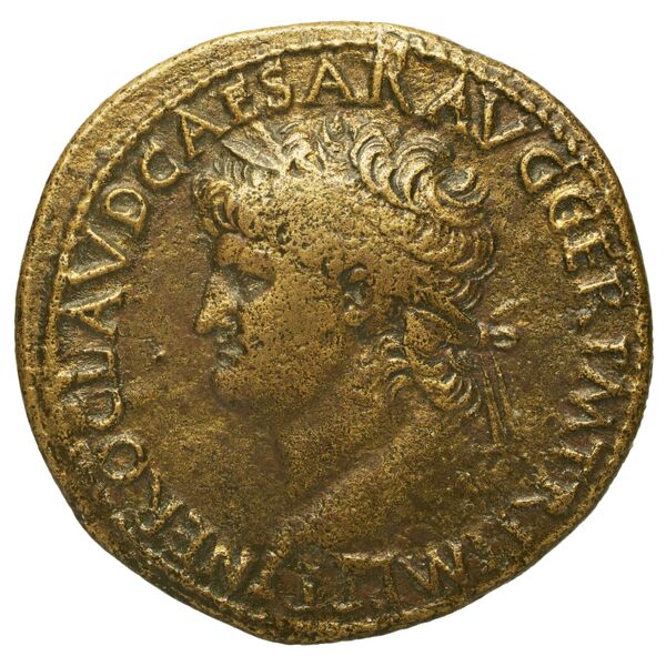 RIC I (second edition) Nero 402, аверс, bnf_ocre