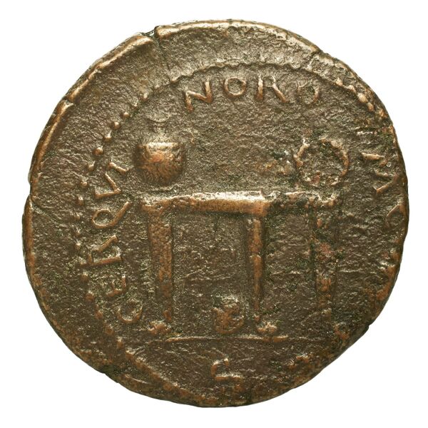RIC I (second edition) Nero 487, реверс, bnf_ocre