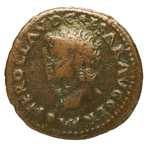RIC I (second edition) Nero 487, аверс, bnf_ocre