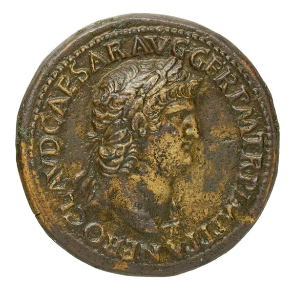 RIC I (second edition) Nero 178, аверс, bnf_ocre