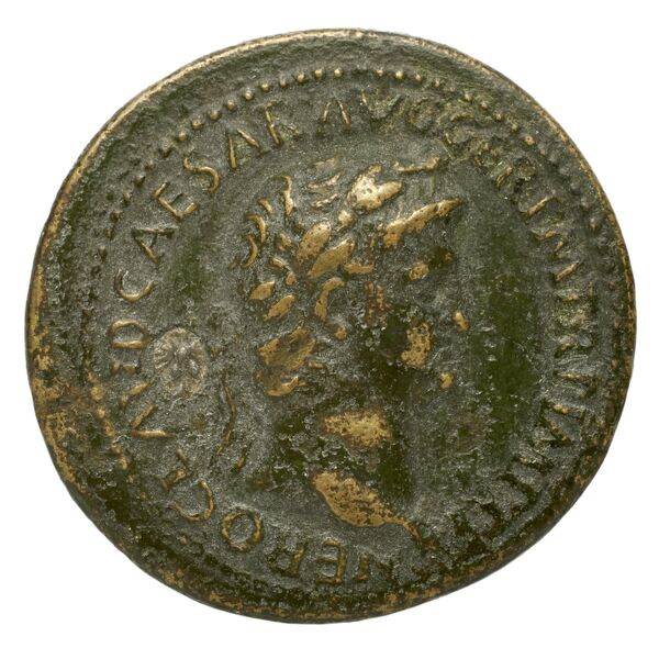 RIC I (second edition) Nero 214, аверс, bnf_ocre