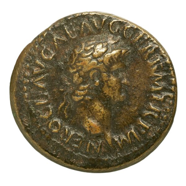 RIC I (second edition) Nero 245, аверс, bnf_ocre