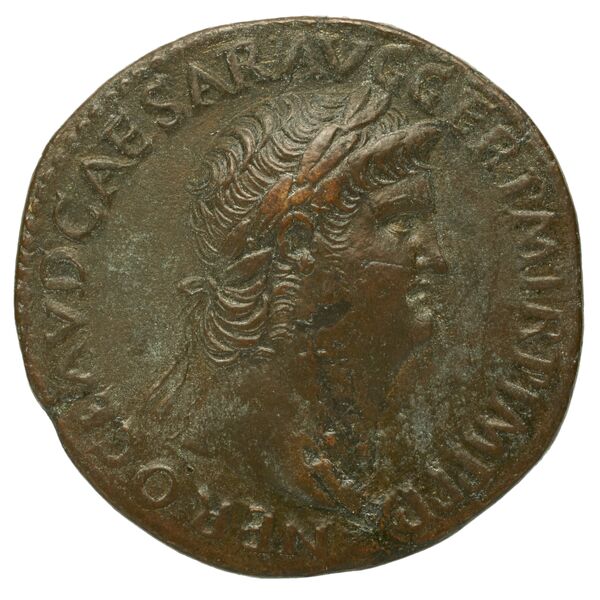 RIC I (second edition) Nero 273, аверс, bnf_ocre