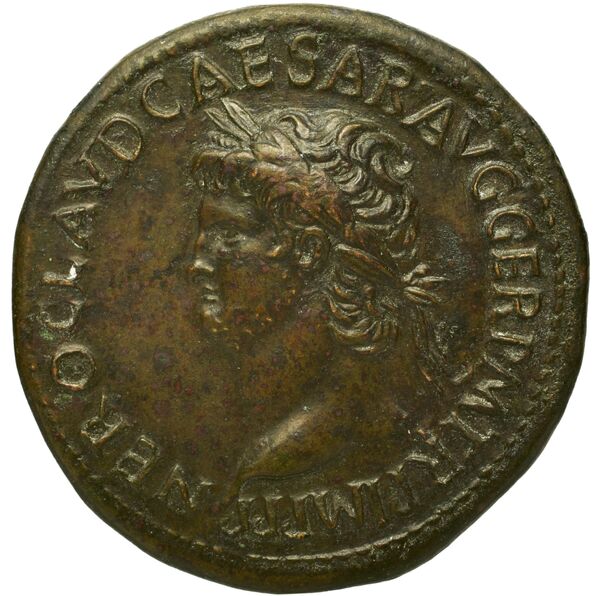 RIC I (second edition) Nero 265, аверс, bnf_ocre